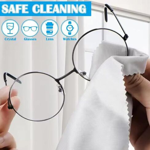 30Pcs Microfiber Cleaning Cloth for Laptop Computer TV Camera Lens Mobile Phone Screen Cleaning Wipes Glasses Cleaner Kit ﻿ (Grey) in Kuwait