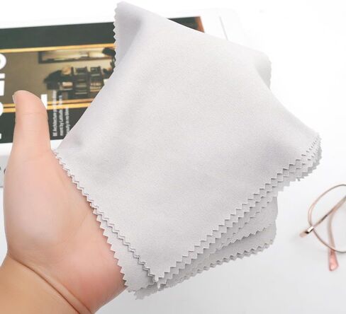 30Pcs Microfiber Cleaning Cloth for Laptop Computer TV Camera Lens Mobile Phone Screen Cleaning Wipes Glasses Cleaner Kit ﻿ (Grey) in Kuwait