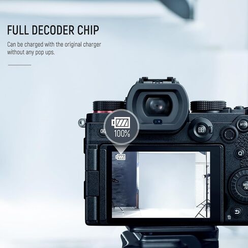 NEEWER Replacement Battery and Charger Set for DMW-BLK22, Compatible with Panasonic Lumix DC-S5 GH5 II S5 II GH6 S5 IIX S9, 2 Pack 2400 mAh Batteries and Type C Dual Channel USB Charger in Kuwait