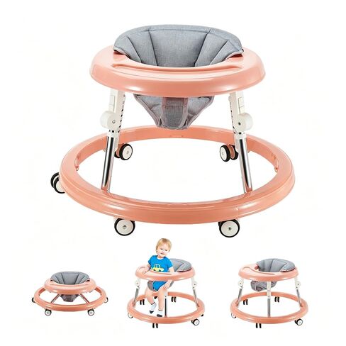 Folding Baby Walker,Height Adjustable Baby Walker for Babys 6-18 Months (Gray) in Kuwait