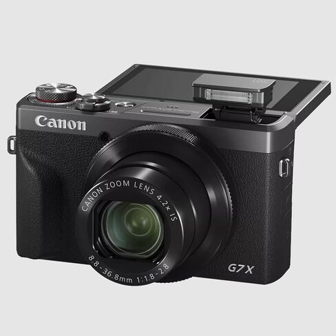 Canon PowerShot G7 X Mark III Graphite Kit - 30th Anniversary Limited Edition 4K Vlogging Digital Camera with 4.2X Optical Zoom Lens 24-100mm f/1.8-2.8 7563C006 Bundle with Deco Gear Case in Kuwait