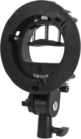 S Type Bracket Holder for Mount, Professional Photography Accessory Flash Snoot Softbox Beauty Dish Reflector Umbrella Black 446g in Kuwait