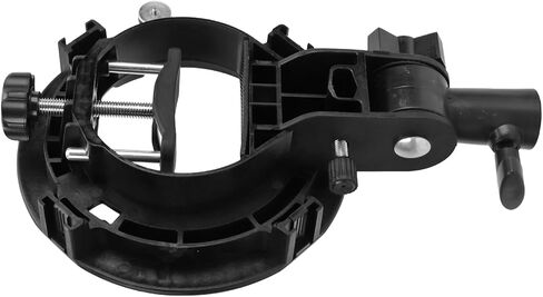 S Type Bracket Holder for Mount, Professional Photography Accessory Flash Snoot Softbox Beauty Dish Reflector Umbrella Black 446g in Kuwait