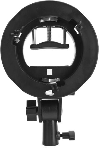 S Type Bracket Holder for Mount, Professional Photography Accessory Flash Snoot Softbox Beauty Dish Reflector Umbrella Black 446g in Kuwait