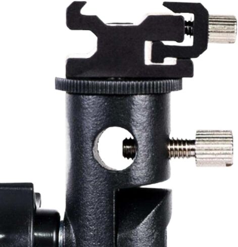 Professional Photography Flash Bracket Mount Compatible with Camera Light Stand Rotation in Kuwait