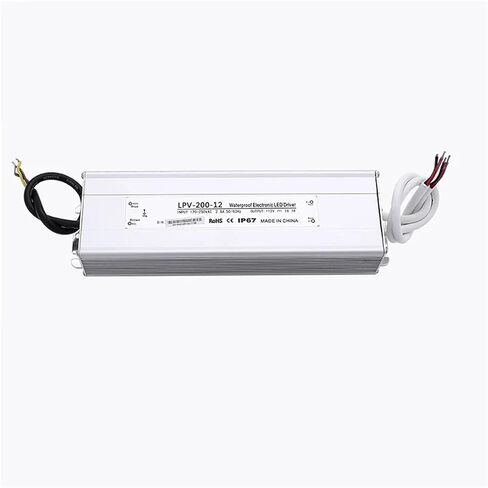 200W 12V Waterproof Outdoor Single Output Switching Power Supply SMPS for LED Light led Driver Aluminiun case LPV-200-12(220v) in Kuwait