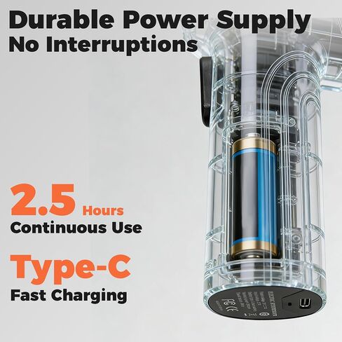 32in1 Electric Screwdriver 7 Torque for Home Repair | Digital display, LED light, 2500mAh battery, motor lock, 1/4" hex, for electronics, furniture, DIY in Kuwait