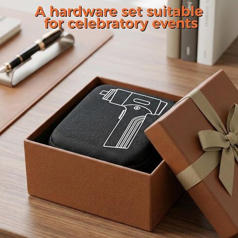 32in1 Electric Screwdriver 7 Torque for Home Repair | Digital display, LED light, 2500mAh battery, motor lock, 1/4" hex, for electronics, furniture, DIY in Kuwait