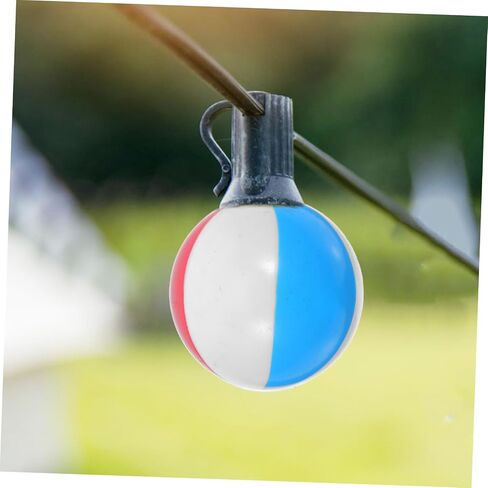 40pcs Ocean Ball Light Bulb Covers for String Lights, Plastic 3d Globe Shades to Diffuse Harsh Beams and Reduce Eye Fatigue, Stylish Modern Decor for Sports Room and Balcony in Kuwait