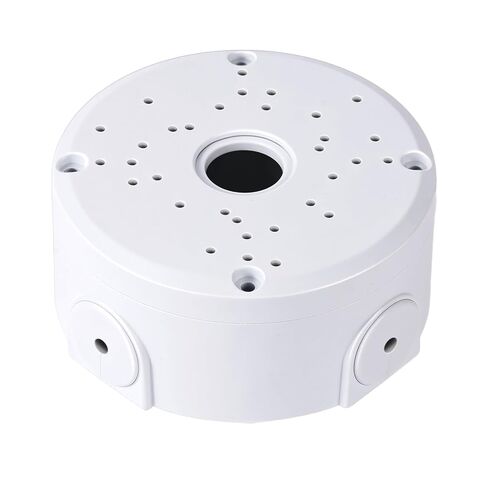 Universal Security Camera Junction Box Plastic, Cable Management Box 3-Pack | 4.72" Diameter 2.09" Deep, Wall Mount Hide Round Box for Outdoor Sheltered Dome/Turret/Bullet Cameras, DIY Drillable Design in Kuwait