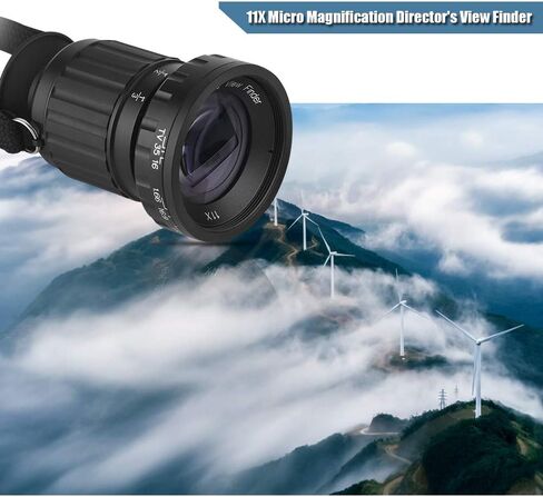 aqxreight Portable 11X Micro Magnification Director Viewfinder View Finder Scene Viewer Mini 41mm Front Thread Telescopic Zoom Photography Accessories for Professional Photographer in Saudi Arabia