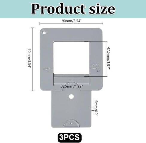 3PCS View Finder Viewfinder for Artists Sliding View Catcher Tool for Composition Portable for Plein Air Travel Sketching Drawing Watercolor Painting Essential Tools for Artists in Kuwait