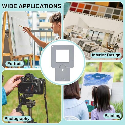 3PCS View Finder Viewfinder for Artists Sliding View Catcher Tool for Composition Portable for Plein Air Travel Sketching Drawing Watercolor Painting Essential Tools for Artists in Kuwait