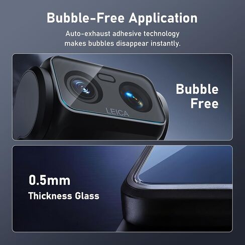 CYNOVA Screen Protector for Insta360 Luna Ultra Accessories, 4-Pack | 2 Lens Protectors + 2 Screen Protectors, 9H Scratch Resistant, HD Clear, Sensitive Touch, Easy Installation in Kuwait