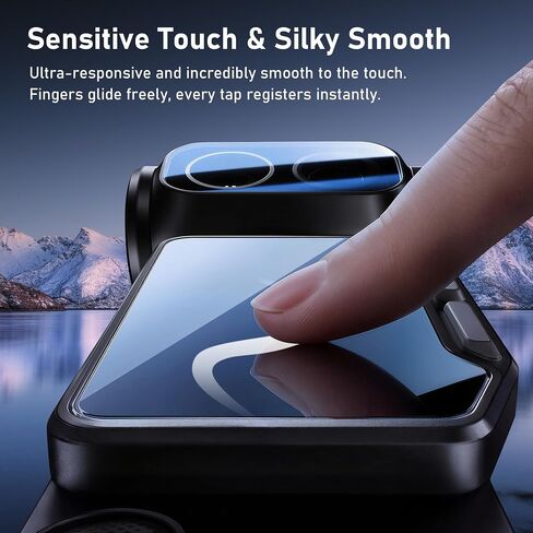 CYNOVA Screen Protector for Insta360 Luna Ultra Accessories, 4-Pack | 2 Lens Protectors + 2 Screen Protectors, 9H Scratch Resistant, HD Clear, Sensitive Touch, Easy Installation in Kuwait