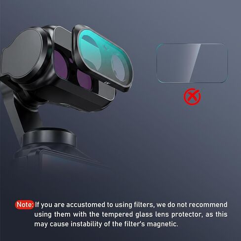 CYNOVA Screen Protector for Insta360 Luna Ultra Accessories, 4-Pack | 2 Lens Protectors + 2 Screen Protectors, 9H Scratch Resistant, HD Clear, Sensitive Touch, Easy Installation in Kuwait