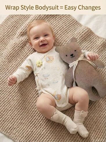 Newborn Baby Gift Set, 8-Piece Cotton Baby Clothes Gift Box for 0-3 Months and 3-6 Months, Baby Shower Welcome Gift in Kuwait