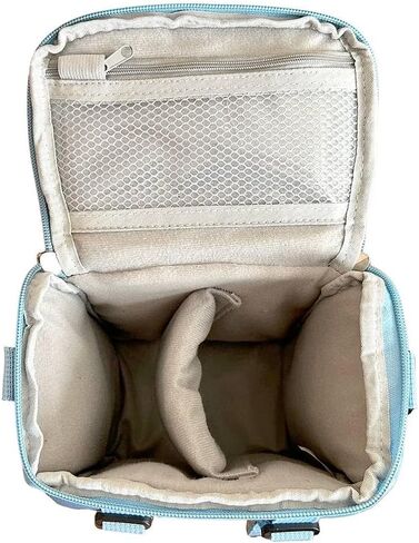 Navitech Blue Protective Portable Handheld Binocular Case Travel Bag - Compatible With Pentax UP 8-16 x 21 Zoom Binocular in Kuwait