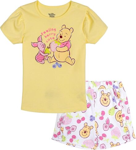 Disney T-Shirt & French Terry Shorts Set Newborn to Little Kid Sizes (Newborn - 5) in Kuwait