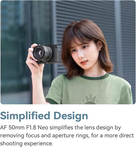 TTARTISAN 50mm F1.8 Neo L Auto Focus Full Frame Prime Lens for L-Mount | Lightweight and Simple Autofocus lens for Beginners Compatible with SL SL2 S1 S1R TL TL2 in Kuwait