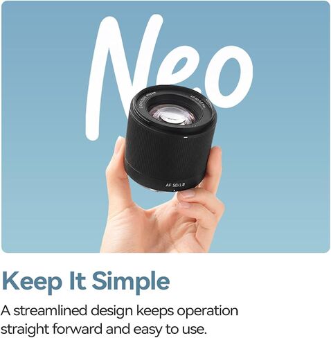 TTARTISAN 50mm F1.8 Neo L Auto Focus Full Frame Prime Lens for L-Mount | Lightweight and Simple Autofocus lens for Beginners Compatible with SL SL2 S1 S1R TL TL2 in Kuwait