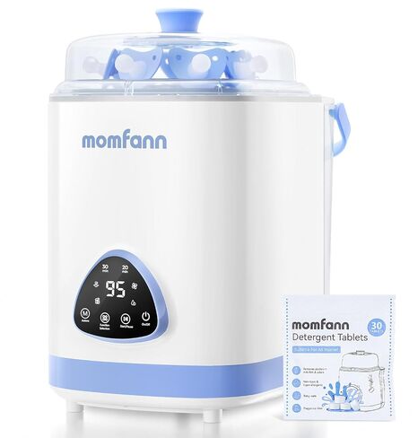 MOMFANN EasePure Pro Baby Bottle Washer, Upgraded 4-in-1 Bottle Washer and Sterilizer and Dryer, Deep Clean for Bottles, Pump Parts & Baby Essentials, Time-Saving Effortless Baby Care in Kuwait