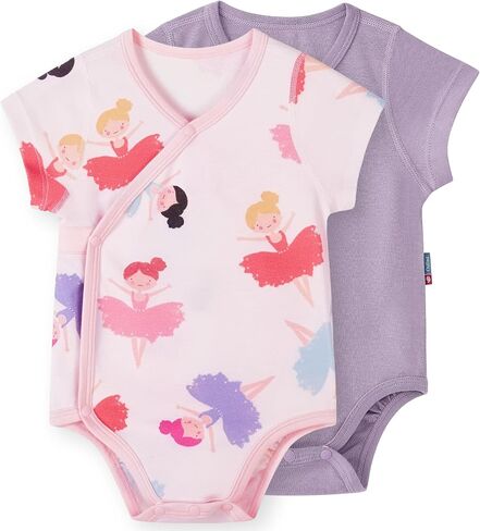 i-baby Unisex Baby Onesies Bodysuits, Newborn Onesies with Smart Outlast® Temperature Regulation, Baby Essentials 2-pack in Kuwait