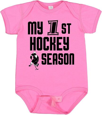inktastic My 1st Hockey Season Baby Bodysuit in Kuwait