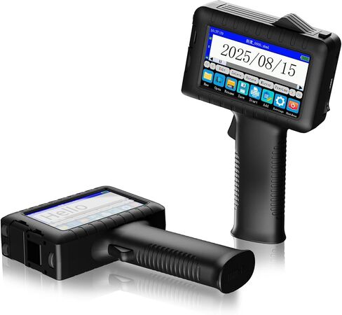 Office DIY Dedicated Handheld Inkjet Printer with 4.3-inch Full-Color Touch capacitive Screen Working continuously for 10 Hours in Kuwait