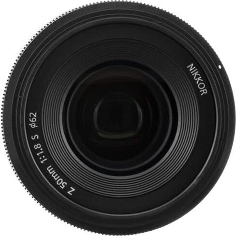 Nikon NIKKOR Z 50mm f/1.8 S Standard Lens Z Cameras (20083) + 64GB Memory Card + Filter Kit + Backpack + Card Reader + Corel Photo Software + Flex Tripod + Memory Wallet + More in Kuwait