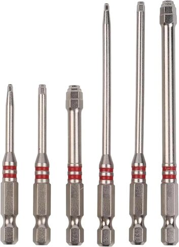 2026 Magnetic Hex Shank Screwdriver Bits Set - 6pcs Pagoda-Shaped Design for Electric Drills & Wrenches, Multiple Sizes in Kuwait