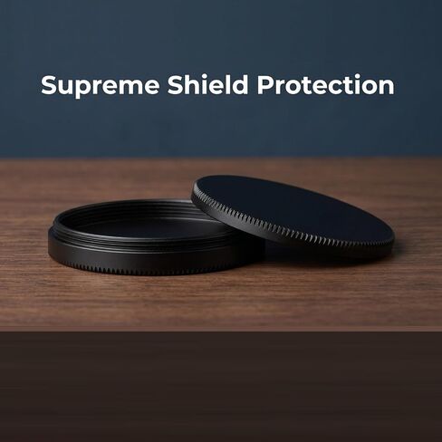 Gadpiparty Compact Aluminum Alloy Camera Lens Filter Storage Case with Cover and Smooth Surface, Easy to Clean Protective Cap for Lens Filter, for Photoshot and Camera Bag Use in Kuwait