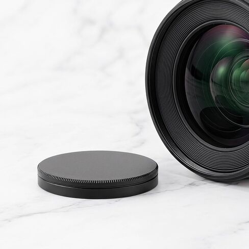 Gadpiparty Compact Aluminum Alloy Camera Lens Filter Storage Case with Cover and Smooth Surface, Easy to Clean Protective Cap for Lens Filter, for Photoshot and Camera Bag Use in Kuwait
