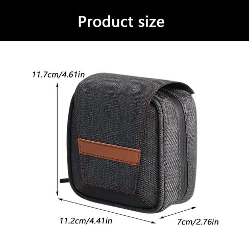 Portable Filter Keeper Case Soft Padded Filter Container Storage Bag Fit Various Size Polarizing Neutral Density Organiser in Kuwait