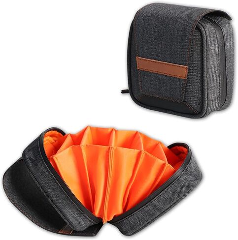 Portable Filter Keeper Case Soft Padded Filter Container Storage Bag Fit Various Size Polarizing Neutral Density Organiser in Kuwait