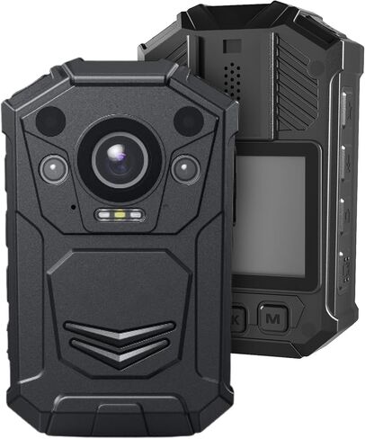 A21P Body Worn Camera IR 15 Hrs Video Recording 2-inch Screen GPS Wearable Cam Comes with Magnetic Mount for Security Patrol Police Law Enforcement Outdoor Activity (128GB) in Kuwait