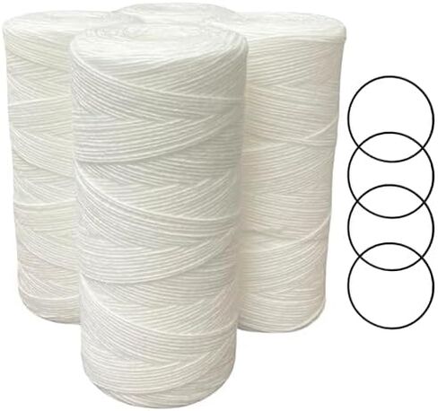 QC Filters, quickchangefilters 5 Micron Polypropylene Cord Wound Water Filter Cartridge, 4.5x10 inch, 4-Pack with 8, O-rings, Compatible with Pentair and Pelican Systems PC40 replacement in Kuwait
