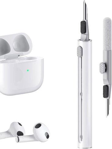 Cleaning Kits for Airpods Pro 1 2 3 Multi-Function Cleaner Pen Soft Brush for Bluetooth Earphones Case Cleaning Tools for iPhone 16 15 Pro Max Lego Camera Lens (White). in Kuwait