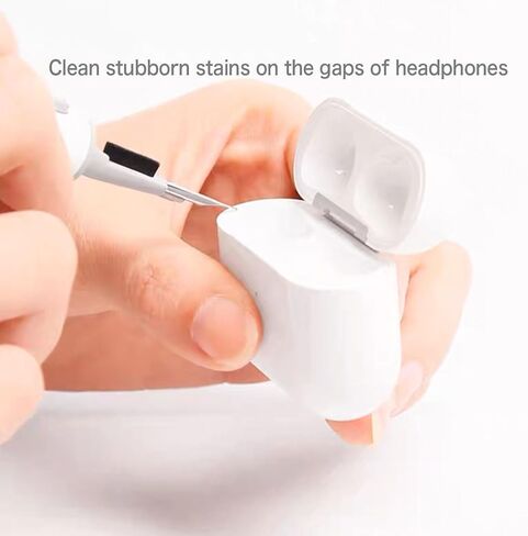Cleaning Kits for Airpods Pro 1 2 3 Multi-Function Cleaner Pen Soft Brush for Bluetooth Earphones Case Cleaning Tools for iPhone 16 15 Pro Max Lego Camera Lens (White). in Kuwait
