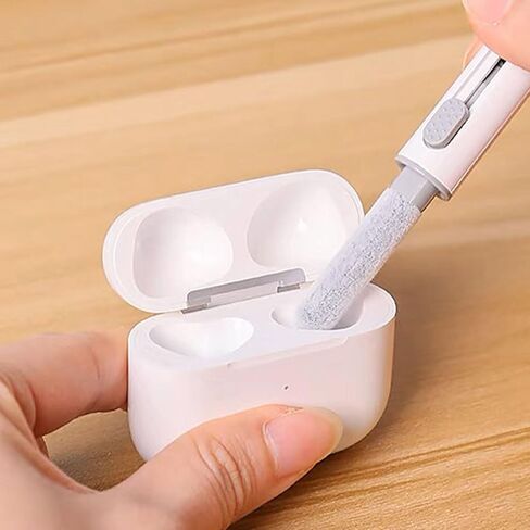 Cleaning Kits for Airpods Pro 1 2 3 Multi-Function Cleaner Pen Soft Brush for Bluetooth Earphones Case Cleaning Tools for iPhone 16 15 Pro Max Lego Camera Lens (White). in Kuwait