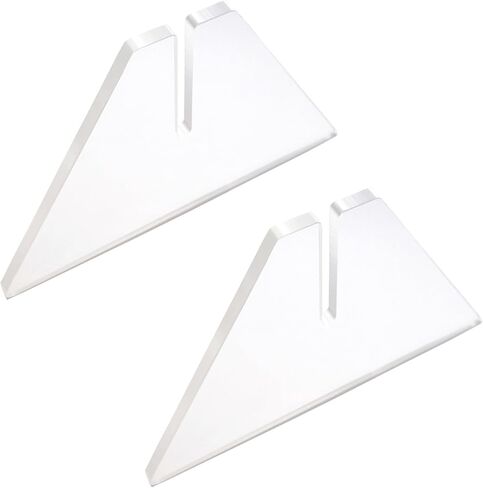 2Pcs Freestanding Pet Gate Support Feet, A Pair of Safety Fence Feet for Clear Acrylic Dog Gate(Compatible Only with Our Store's Products) in Kuwait