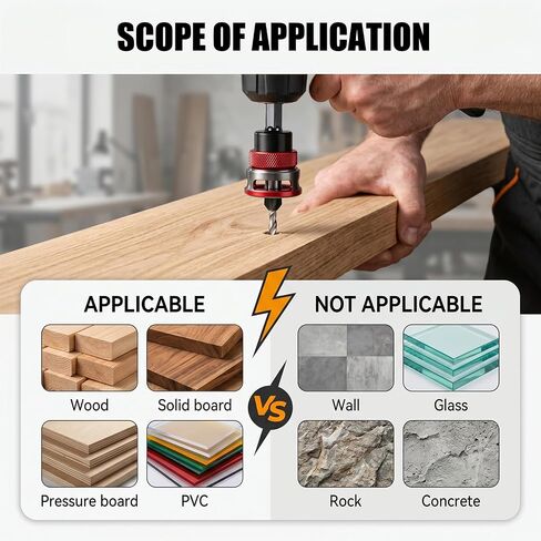 9 Pcs Countersink Drill Bit Set with Depth Stop, Hss M2 Counter Sink Bits for Wood, 82° Counterbore Drillbit with 1/4" Hex Shank in Kuwait