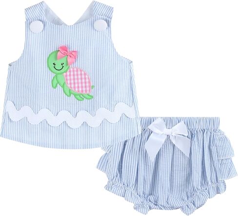 Lil cactus Baby Girls and Toddler Applique Top and Bloomer 2pc. Set in Kuwait