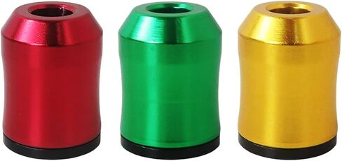 3 pcs Strong Magnetic Screw Ring, Screwdriver Head Magnetic Ring, Removable Magne-tic Screwdriver Drill Bit Holder for Hex Screwdrivers and Power Bits (Blue+Red+Gold) in Kuwait