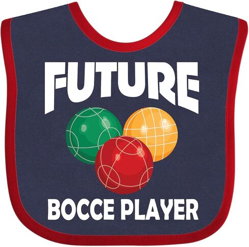 inktastic Future Bocce Player Baby Bib in Kuwait