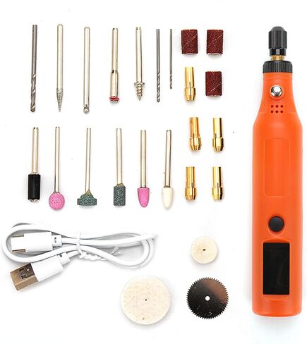 Miniature Electric Engraving Pen, Cordless Rotary Tool, Low Noise 60dB, Wood Carving and Cutting, Spindle Lock Chuck (3DXSP CHENGSE) in Kuwait
