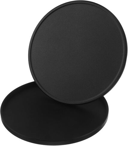 Ciieeo Portable Lens Filter Travel Case 1 Pair Aluminum Alloy Camera Filter Storage Cover with Cap for Easy Cleaning and Versatile Compatibility, for Travel and Camera Bag Protection in Kuwait