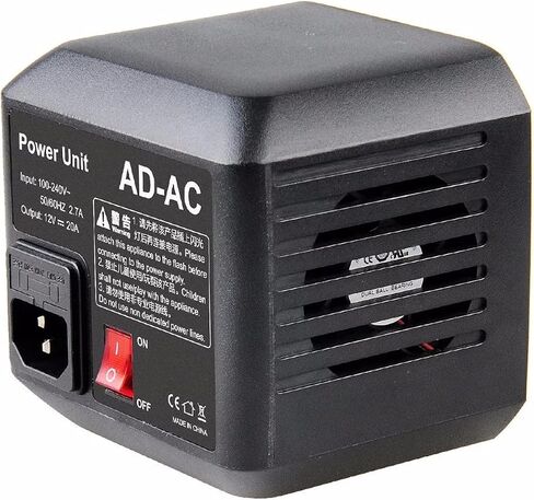 Godox AD-AC Power Source Adapter with 16.4'/5m Cable, for Godox AD600 AD600B AD600M AD600BM AD600BM II for Flashpoint XPLOR 600 Flash Strobe Lights in Kuwait