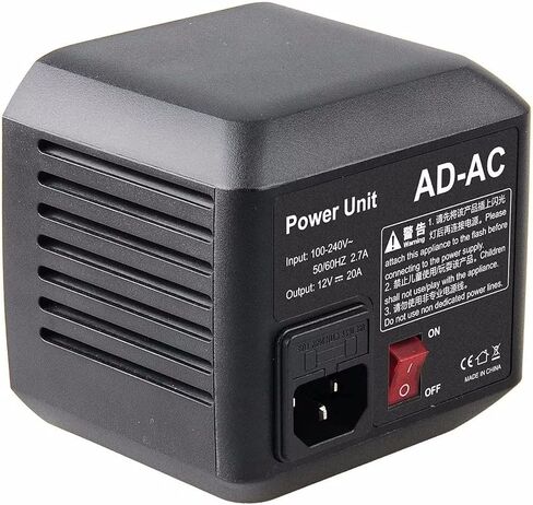 Godox AD-AC Power Source Adapter with 16.4'/5m Cable, for Godox AD600 AD600B AD600M AD600BM AD600BM II for Flashpoint XPLOR 600 Flash Strobe Lights in Kuwait