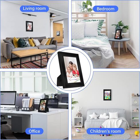Security Camera, Hidden Camera Frame, 1080P Spy Camera with Photo Frame, No WiFi Nanny Cam Loop Recording for Indoor Surveillance in Kuwait